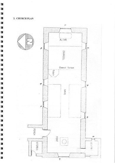 Llanspyddid Floor plan