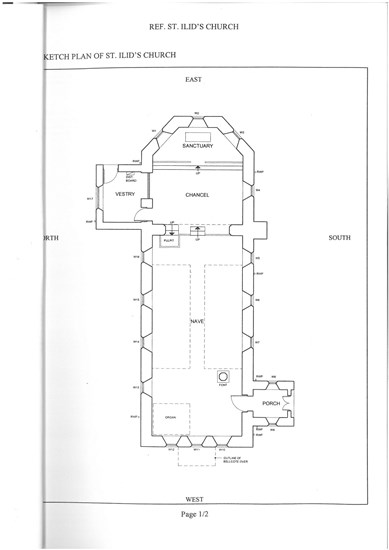 Crai church floor plan