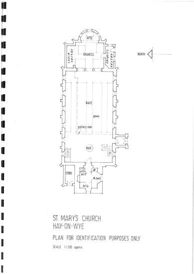 Hay-St Mary Church plan