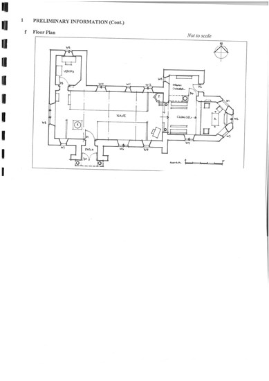 Abbey Cwmhir Church plan