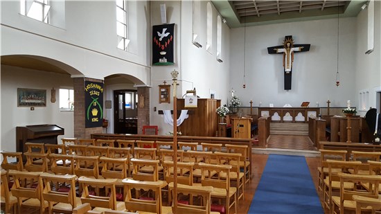 The interior of St Nicholas - on - the - Hill